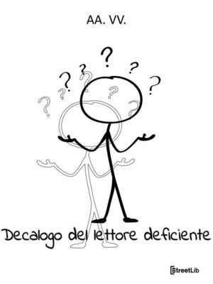 cover image of Decalogo del lettore deficiente